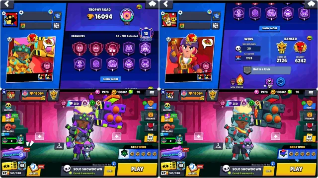 16,000🏆ABOUT PASS BROCK❤️RARE CUP PIN *CHALLENGER*❤️2 SKIN KEYS AVAILABLE❤️1 brawl pass+❤️17 BUFFY, 16,000 trophies, 60 brawlers, 13 primes