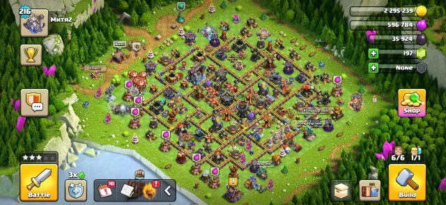 Top account TH18 with top gear and upgrades, 18 TH Home Village, 10 TH Builder Base