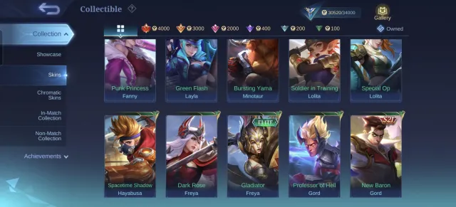 Множество скинов и героев🥶Kof Karina🥰 Gaara Vale 😍 Epic Harley,Zilong,Roger,Khufra💥, Продажа, Ранг: Легенда, Уровень: 89, Процент побед: 58%, Герои: 133, Облики: 175
