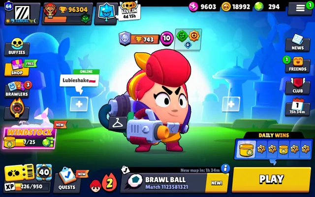 Selling my Brawl Stars account, doing it before it's too late. It's been since 2018😔, 96304 trophies, 105 brawlers, 64 primes
