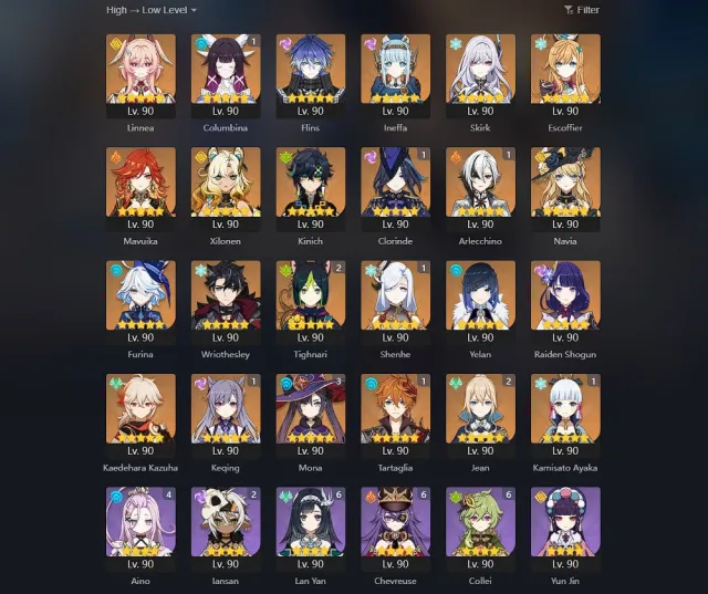 GENSHIN + ZZZ + HSR <AR 60> PC. Personal account. 49 - 5⭐(GI) 54 - 5⭐(ZZZ) 57 - 5⭐(HSR), Any platform, Email linked, Iter, Levelled up, AR 60