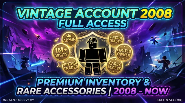 Roblox ⭐[2008/2009 Setup] ✅ Random Account with Changing Email, Продажа, Voice chat: Есть