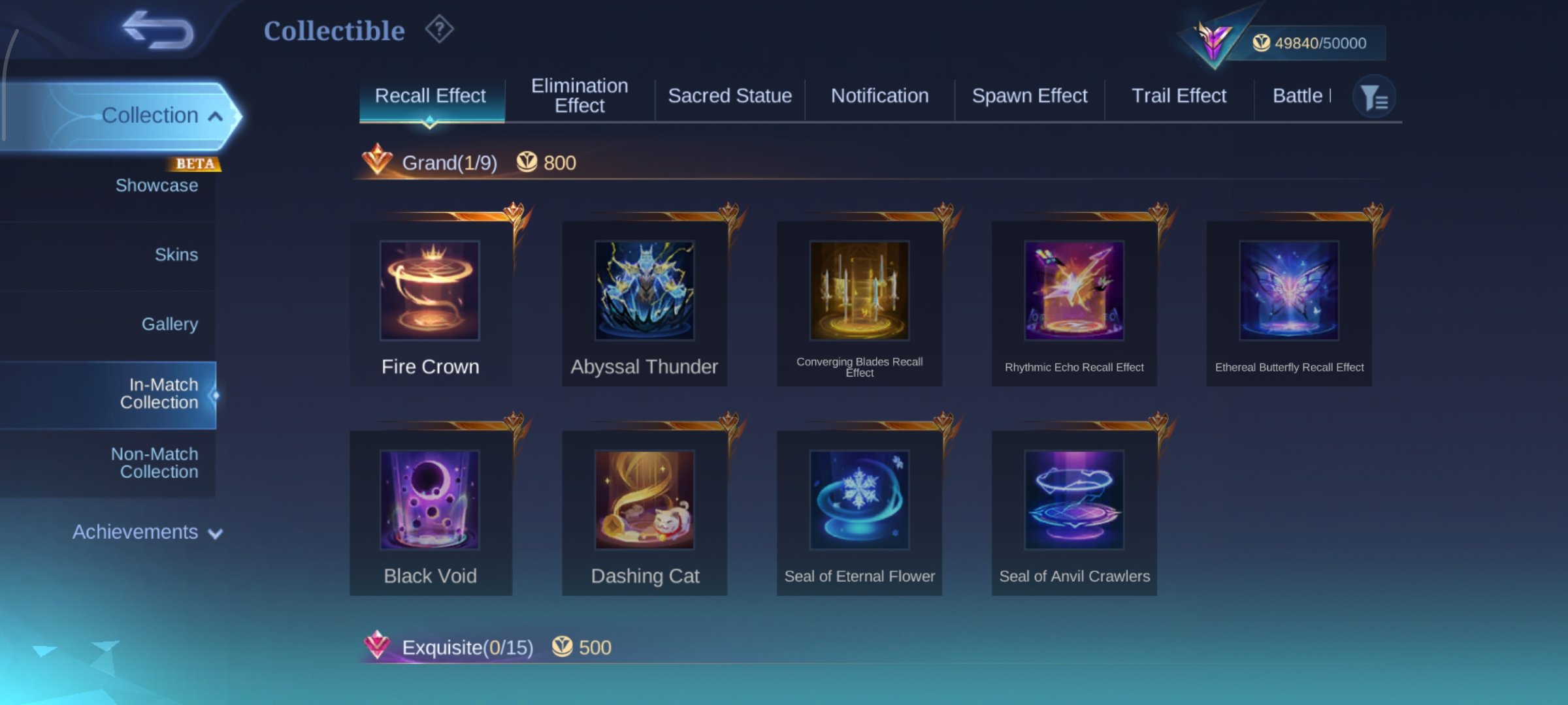 🔰ASPIRANT CHANG'E🔰CROWN RECALL EFFECT 🔰EPIC SKINS🔰LIMITED EDITION 🔰, Sale, Rank: Mythical Immortal, Level: 95, Winrate: 50%, Heroes: 100, Skins: 189