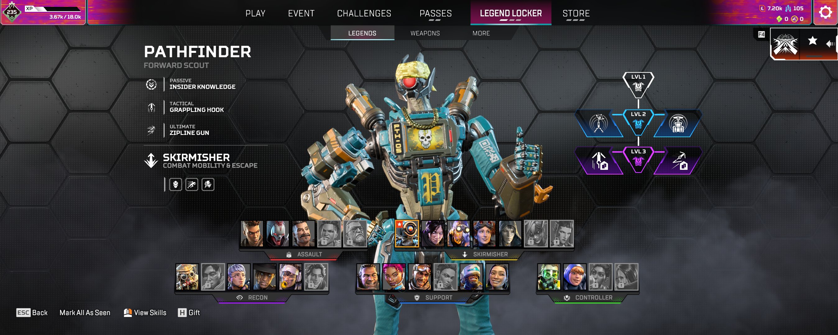 ☑️EA+STEAM+PSN+XBOX☑️LVL 235☑️BRONZE RANK☑️18 LEGENDS☑️47 LEG ITEMS☑️7.2K LT☑️FULL ACCESS☑️, Bronze, 235 level, Relic: No