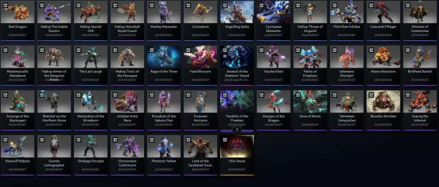 😈 Arcana⚡LC, Venga✨COLLECTORS+✨ ✨TIERS+✨✨PHRASES 2026 TS ET ENCORE DES BUNDLES, Vente, 1700 MMR, 5700 intégrité, 5700 politesse, 590 matchs, 670 heures