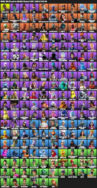 Ghoul Trooper💯 TRAVIS SCOTT ACCOUNT, TRAVIS 💫 FORTNITE 💥 📸 PHOTOS IN DESCRIPTION 📧 💥 LEVEL 2,877 💫, Sale, skins 186