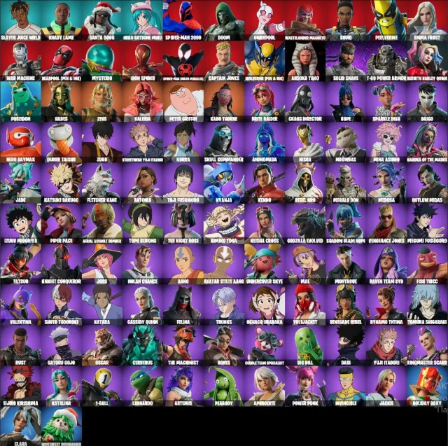 🔥FORTNITE ACCOUNT 🔥 EMAIL CHANGE 🔥112 SKINS 🔥127 PICKAXES 🔥115 EMOTES 🔥, Sale, skins 112