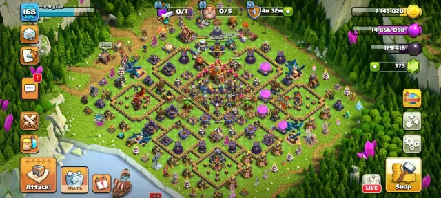 TH16 ACCOUNT🏆RAREST WAR ARENA SCENERY🏆10X EQUIPMENT🏆1093 MEDAL🏆HEROES 73-73-54-65-40-10🏆, 16 TH Родной Деревни
