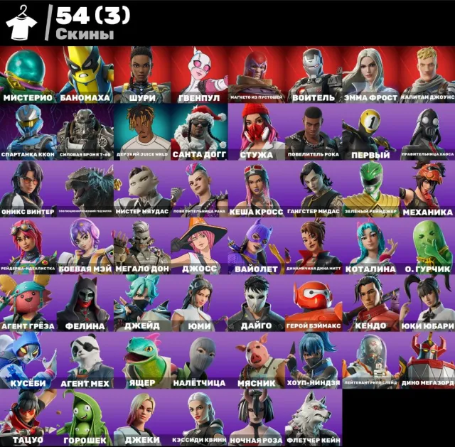 ⭐️54 SKINS⭐️GUARANTEE⭐️FULL ACCESS⭐️AUTO DELIVERY⭐️[DATA CHANGE + MAIL]⭐️READ DESCRIPTION⭐️, Sale, skins 54