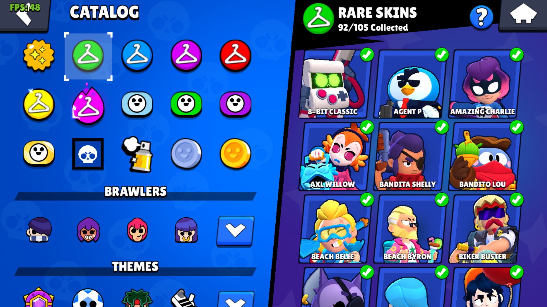 🏆78969 cups🏆👤103 of 103👤🧩PORTER MIKE🧩🍓SPRAY 30 RANK🍓🌺KING LU🌺☘️46-11 LVL☘️🎀281 SKIN🎀, trophies 78969, brawlers 103, primes 55