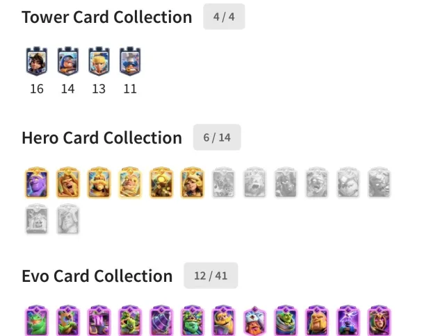 #CR641 ❤️LV1668 WITH 6 HERO, 12 EVO| GY DECK| 10 LV16| 6 RULER❤️, 31 арена, 1668 уровень, 13000 кубков, 120 карт, 21 лег, Есть