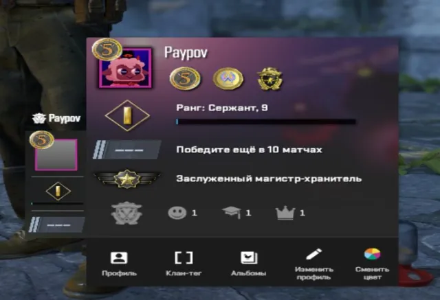 ⛔ Personal account | 🔗 Full transfer | Rank in partners: Honored Master-Guardian | Sale, With inventory, Has PRIME, 9 CS Rating
