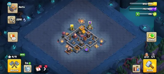 🟥⬛🛑Th 14🛑⚫XP 135🛑⚫Heroes Level-K56/Q76/MP50/W50/RC25🛑⚫Gems 195🛑⚫With Gmail🛑⚫Full Access🛑⬛🟥, 14 TH Native Village, 7 TH Builder