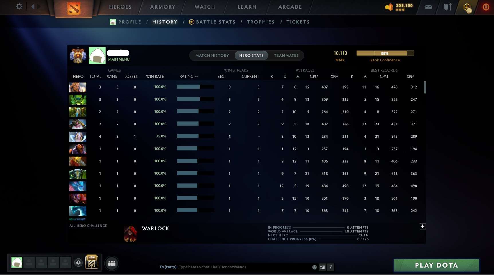 10000+ MMR【Immortal — Calibrated】Main Pool (Fast queue among high levels) | Warranty, Sale, 10000 MMR, 12000 Behavior score, 1700 games, 1000 hours