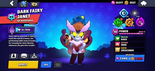 top account for a beginner 50k old account, 50454 trophies, 80 brawlers, 35 primes