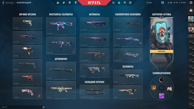 Turkish account with 30 skins and cool knives, Sale, Under calibration, Agents: 12, Skins: 30
