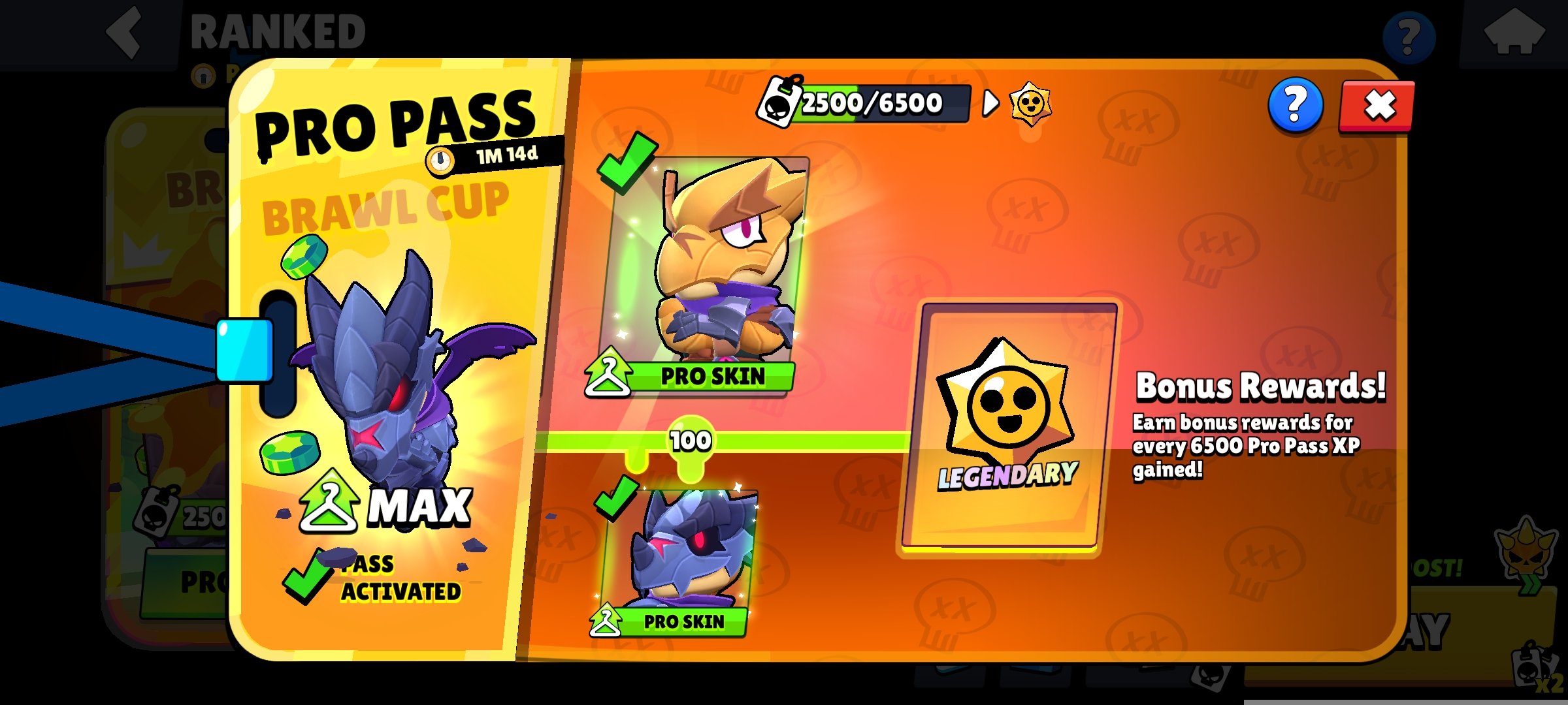 Selling a good account with 2 Prime and Pro Pass, trophies 26505, brawlers 87, primes 15