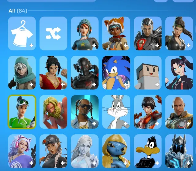 VENDS UN COMPTE dans Fortnite \Golfeuse\Snoop Dogg\Godzilla\, Vente, skins 82