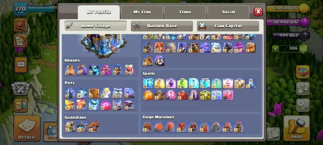 Th18➤Legend 3 ✅Almost 17 Epic Max ✅5 Lab Left Only ✅60% Discount Shop ✅BD Local/Pro on, 18 TH Родной Деревни, 10 TH Строителя