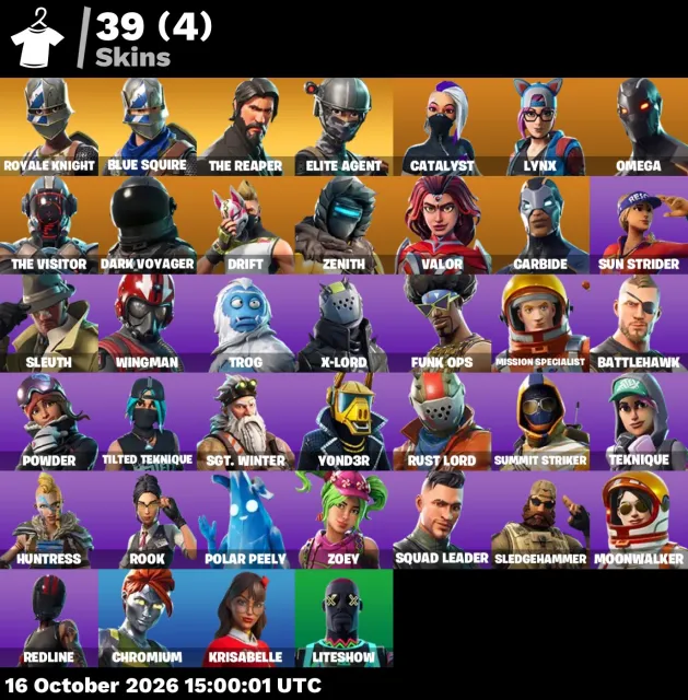 ⚡ 【FORTNITE】 💎 Floss, Royale Knight, Blue Squire, Take The L 💎 39 skins | 679 lvl | 850 V-Bucks, Vente, skins 39