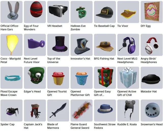2014 | STACKED 12+ PAGER Tix Visor + Tix Baseball Cap + Hallows Eve Zombie + VR Headset + 6.6K RAP, Sale, Voice chat: No