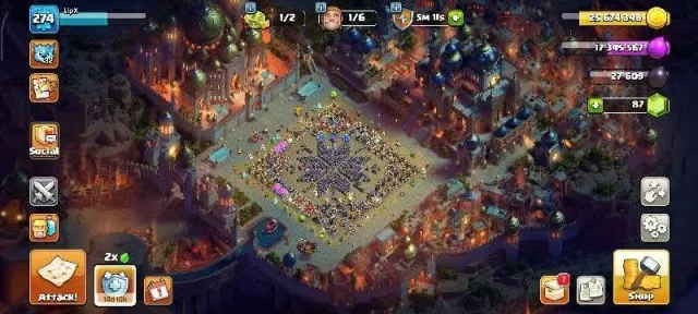 Th18➤almost max➤Legend League➤Desert night scenery full set➤ Fire horse Set (without scenery)Nc 4000, 18 TH Родной Деревни