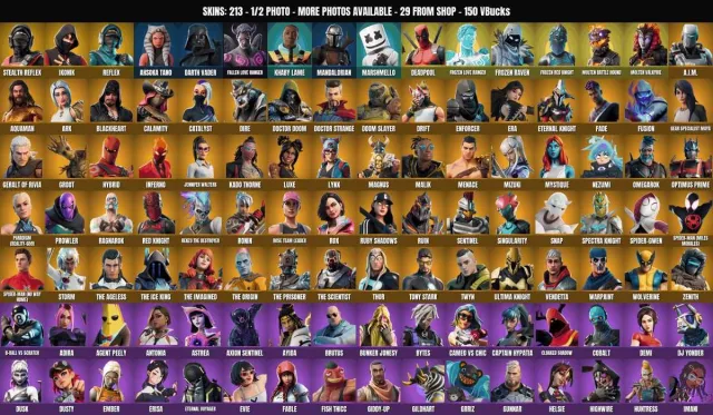 [PC/PSN/XBOX] 213 ск🔥IKONIK🔥Karamel'noe kailyo🔥Skrytyi Instinkt🔥Instinkt🔥Zhnets🔥Volnolom🔥Psikh, Vente, skins 213