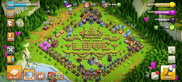 TH 18 👑Dragon Statue⚡STRONG LEVEL WALL👑(BK54,AQ51,MN57,GW23,RC30)🔰100+ Gems🔰160 XP✨Email Changeable, 18 TH Родной Деревни, 8 TH Строителя