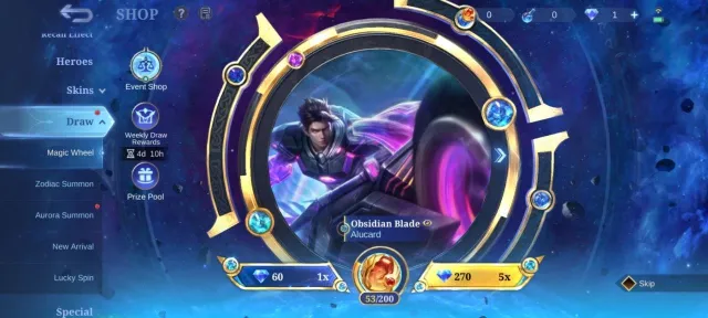 35⭐KOF Karina💥LUCKYBOX Johnson💥EPIC pharsha⚡Uranus⚡change💥Hero emblem Max, Sale, Rank: Mythic, Level: 78, Winrate: 50%, Heroes: 127, Skins: 207