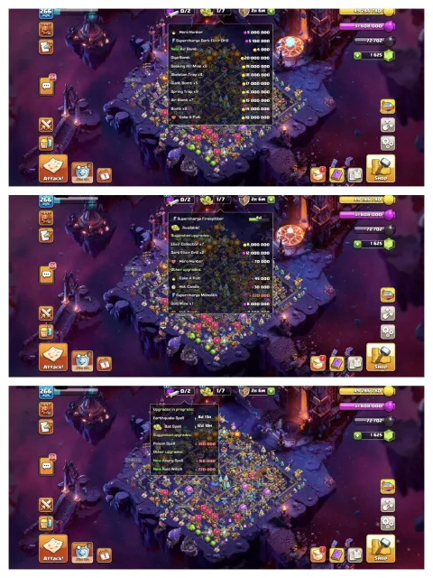 Coc# 191 Th 18 98% maxed➤Full cosmic set➤14 epics maxed➤6k legacy rank Legend league III➤Many magic, 18 TH Родной Деревни