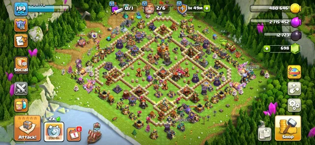 Full 98% TH16 with top meta gear, other reviews in screenshots, 16 TH Home Village, 9 TH Builder Base
