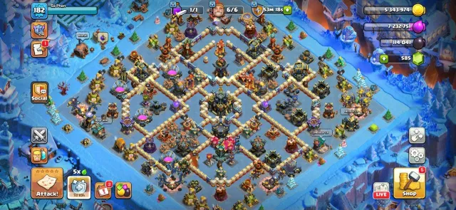 ◎ TH 17 Close to Max ◎ 84-91-54-65-45-11 ◎ All 12x Epic Equipment Almost Max, 17 TH Main Village, 10 TH Builder