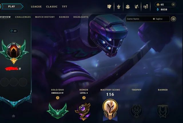 🔑EUW🔑48% Winrate🔑S16 Emerald IV🔑Emerald IV MMR🔑Handleveled🔑83 Champs🔑56 Skins🔑#1308, Продажа, уровень 49, чемпионы 83, скины 56, Изумруд