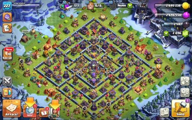 15 TH фулл | 227 LVL | 88/90/60/65/39/1 | 2к гемов + донат оформа, 15 TH Родной Деревни, 10 TH Строителя