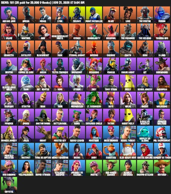 ✅АККАУНТ ПОД ОСНОВУ ✅ФУЛЛ ДОСТУП✅С 22 дек 2025✅ 101 Skins:Midas Полная Привязка |, Продажа, скины 101