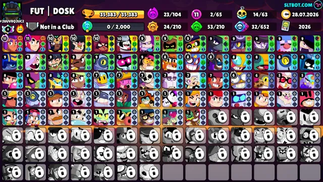 ✅ 𝐵𝑟𝑎𝑤𝑙 𝑠𝑡𝑎𝑟𝑠 ✅ 31 primes, everything you need below, trophies 35000, brawlers 65, primes 31