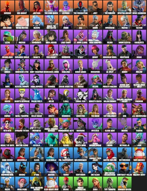 🌸129 SKINS💎Naruto Uzumaki💎Personnalisation💎Reine Cube💎【GARANTIE】💎【DELAI】💎🌸✨【ACCÈS COMPLET】✨, Vente, skins 129