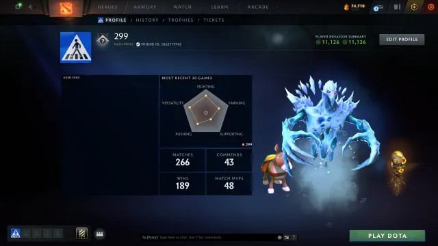 ®️ ERSTE KALIBRIERUNG ✅ 60 TOKEN 🏆 RANK OFFEN ⏱️ 100/100 Std 🌟STEAM ID: 1862117742, Verkauf, 5000 MMR, 11126 Ehrlichkeit, 11126 Höflichkeit, 266 Spiele