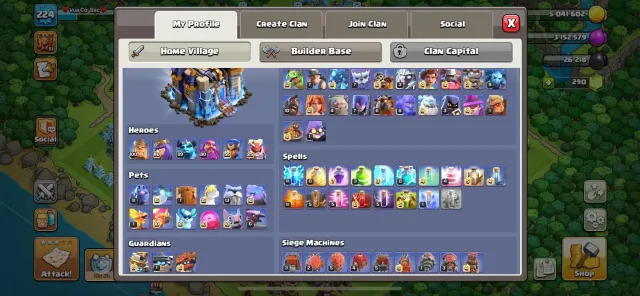 TH 18 ALMOST MAX💹Legend league 🏷️𝗡𝗼𝘁𝗲: 𝟏𝟎𝟎% 𝐒𝐚𝐟𝐞 𝐀𝐜𝐜𝐨𝐮𝐧𝐭 𝐆𝐮𝐚𝐫𝐚𝐧𝐭𝐞𝐞𝐝📌, 18 TH Main Village, 10 TH Builder