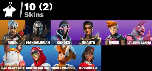 10 skins 🔥 Lt. John Llama 🔥 Sled Ready Guff 🔥 Arctic Adeline 🔥Wooly Warrior🔥 Dead by Daylight🔥, Sale, skins 10