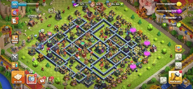 【14 TH】 ❰🌟FULL 95%🌟❱ 🟢【67/71/39/43/18】🟢【✨ TOP DECORATIONS✨】🟢【🔹FAT LOOT 🔹】, 14 TH Native Village, 8 TH Builder