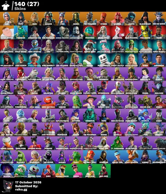 🔮АВТОВИЗА🔮[PC] 140 скінів | Ark | Fate | Zeus | Shogun | 50 VB, Продаж, скіни 140