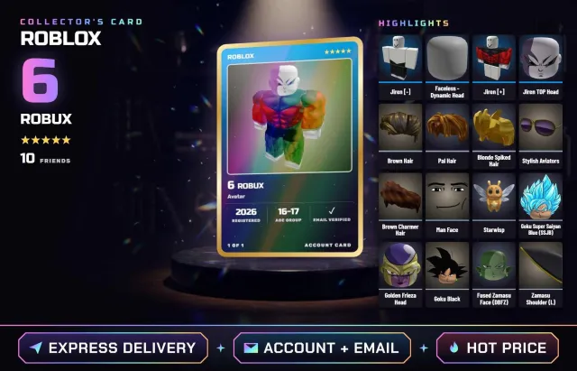 🎩 ✧ ВОЗРАСТ 16-17 • С 2026 • ПОЛНЫЙ ДОСТУП + ПОЧТА, Продажа, Voice chat: Нет