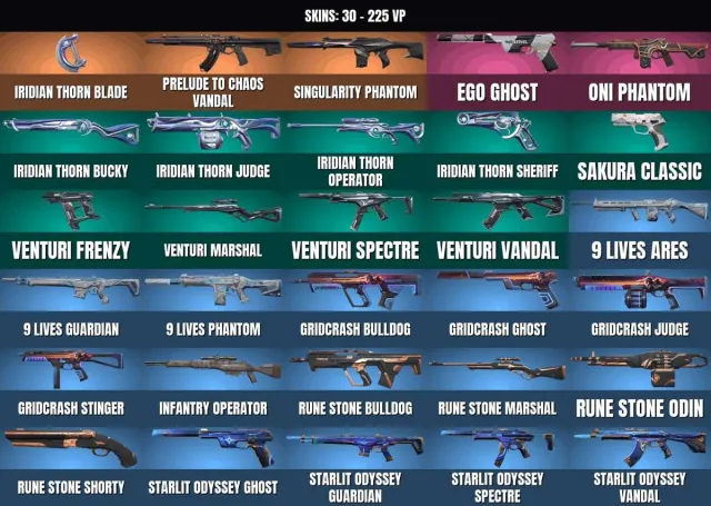 Platinum 3 👑 30 skins 👑 1 KNIFE👑Vandal "Herald of Chaos"👑Phantom "Singularity"👑Sickle "Iridium", Sale, Platinum 3, Agents: 12, Skins: 30