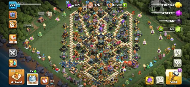 Top TH17 almost full, other reviews in screenshots. I guarantee the account, 17 TH Native Village, 10 TH Builder.
