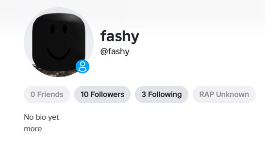 @fashy ➤ 5 letter / Namesnipe ➤ Join Date: 2009 ➤Rare Username, Sale, Voice chat: No