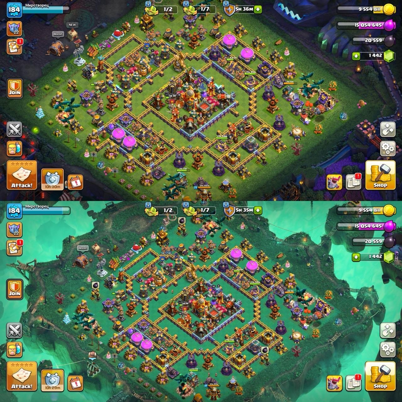 TH 16 Near Max ✅ South Africa Local ✅ 66-70-46-42-32 ✅ GG-SB-MM-EB ✅ Many Hero Skins, 16 TH Main Village, 10 TH Builder