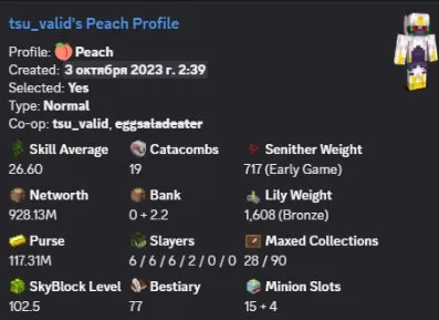 MVP+ / 920M NW / 19 CATA / 4 HOTM / 26 SA / 102 LVL SB / 120M PURSE / GOOD SLAYERS / MAIL, Sale, All account data