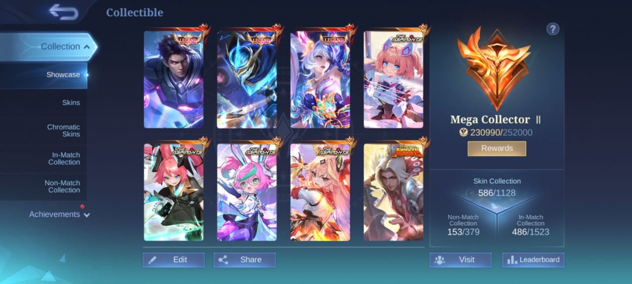 legend3 Kagura fs aspirnt4 KOF3 transfer 3 Prime2 kungfu Panda 2 allstar moskov LUCKY11 T E R, Sale, Rank: Mythic, Level: 131, Winrate: 50%, Heroes: 133, Skins: 586