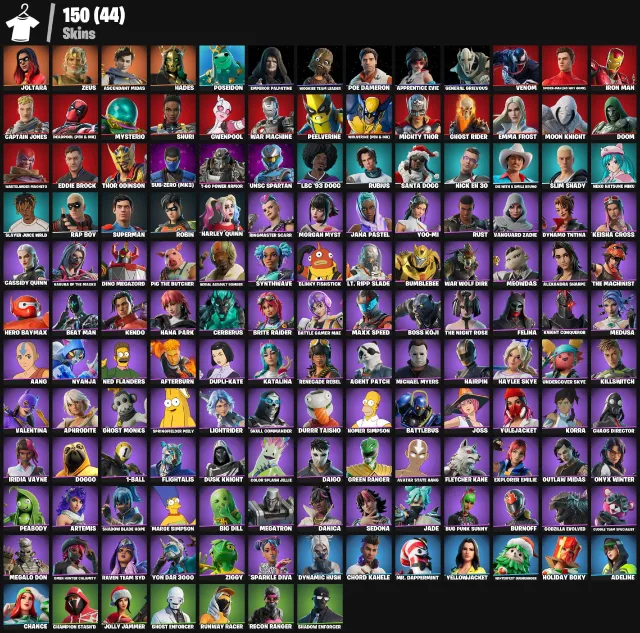⚡ ASCENDANT MIDAS • Emperor Palpatine • Joltara • Hades | 150 Skins | (PC/XBOX/PSN), Sale, skins 150